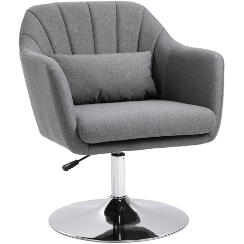Metro Lane Twyman Upholstered Swivel Armchair & Reviews Wayfair.co.uk